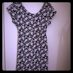 Open Back Mini Dress